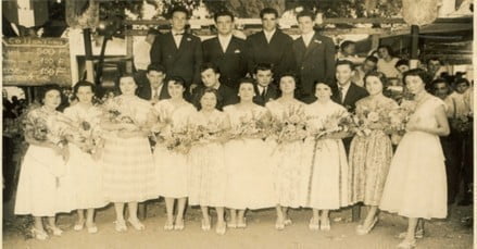 La classe de Salses le Château - Classe 1958