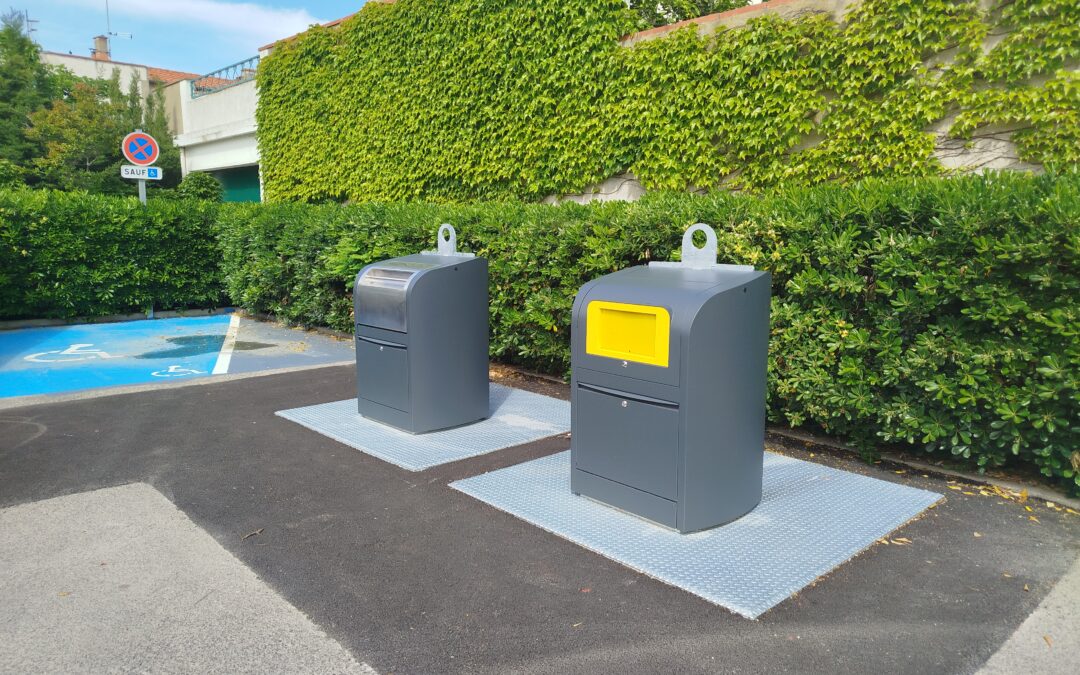 Des conteneurs enterrés pour une gestion plus propre des déchets